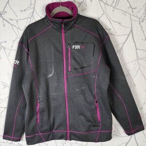 FXR Gray Pink Full Zip Elevation Tech Lined Jacket
